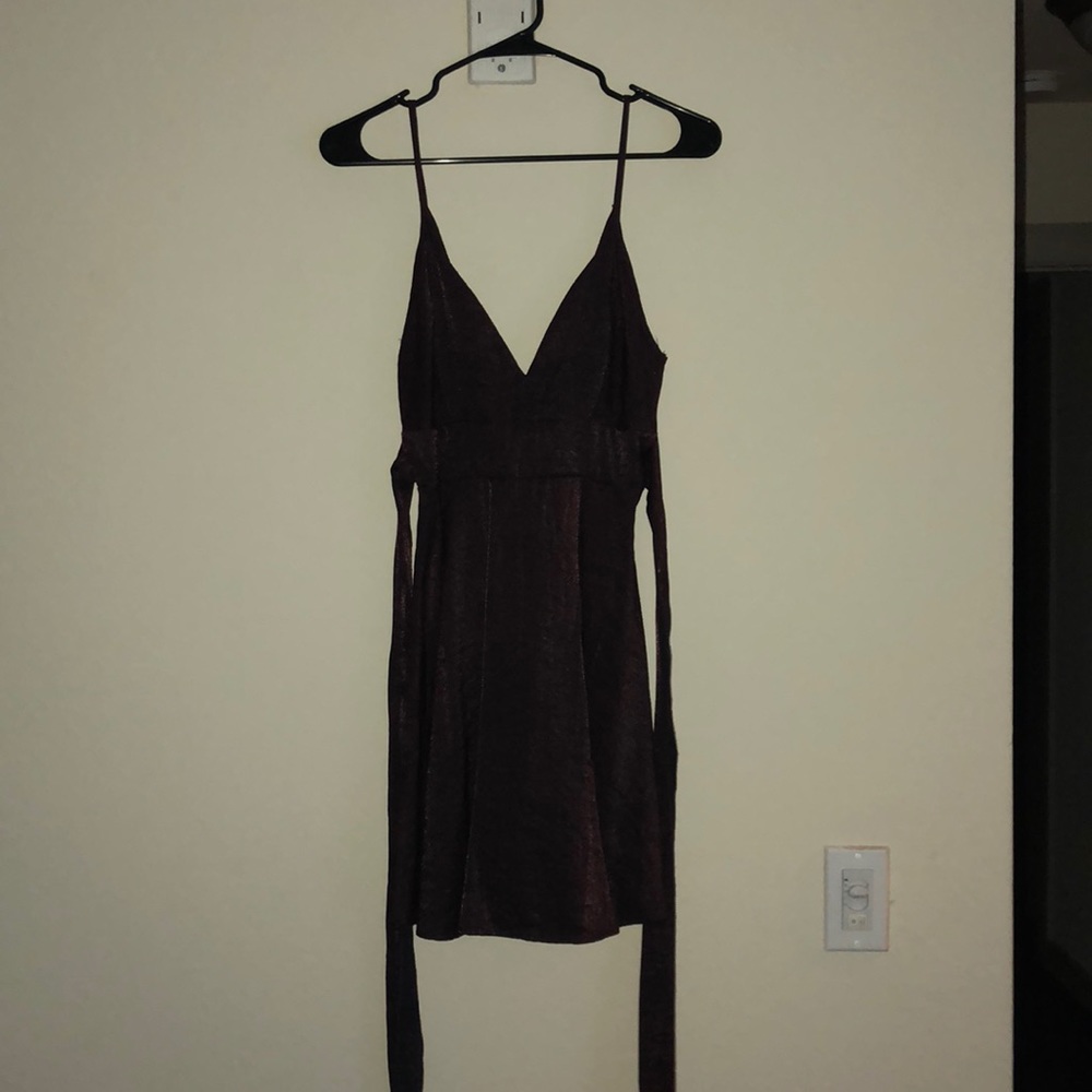 Shimmery Maroon Dress